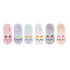 Vwu 6 Pack Baby No Show Socks Toddler Low Cut Cotton Socks Animal 0-5T (1-3T, Cat (Grip Sole))