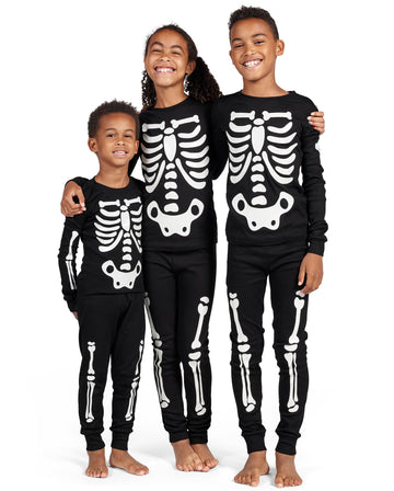 The Children'S Place Baby 2 Piece And Kids, Sibling Matching, Halloween Pajama Sets, Cotton, Monsters, 16