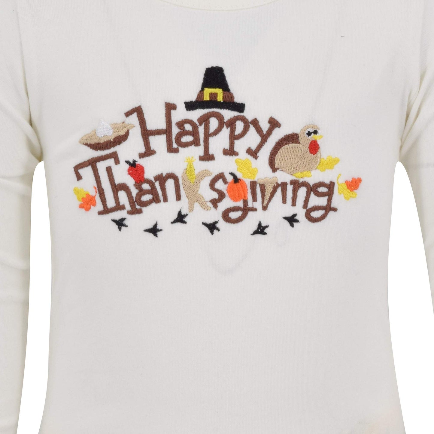 Unique Baby Girls Happy Thanksgiving Layered Skirt Shirt Fall Dress Outfit (4T)