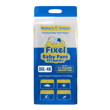 Baby Diaper Pants 3Xl Size, 1835 Kg (Pack Of 1) 48 Pieces