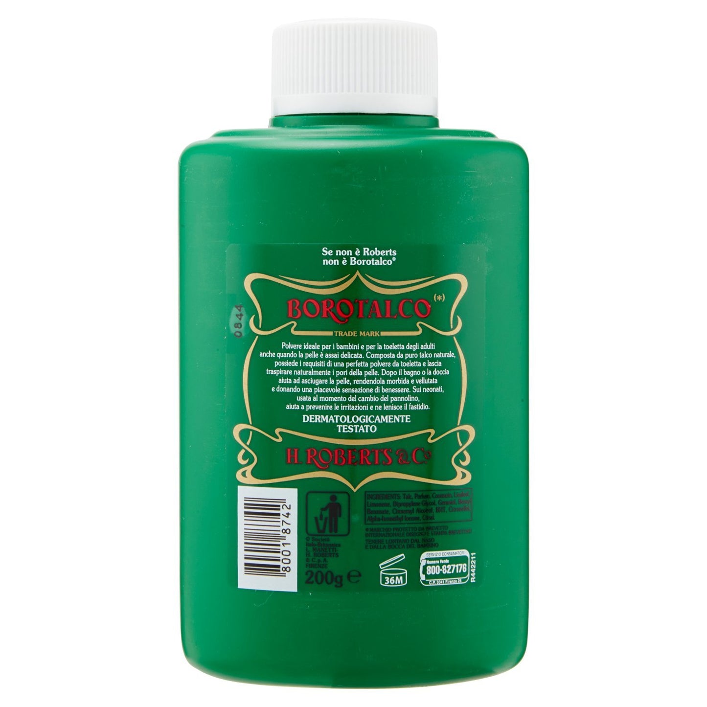 Borotalco Talc Jar 200 G - 12 Packs