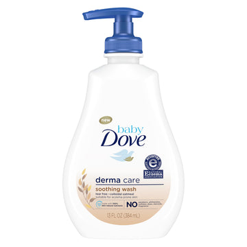 Baby Dove Derma Care Soothing Wash Skin Care With Colloidal Oatmeal Suitable For Eczema Prone Skin 13 Oz