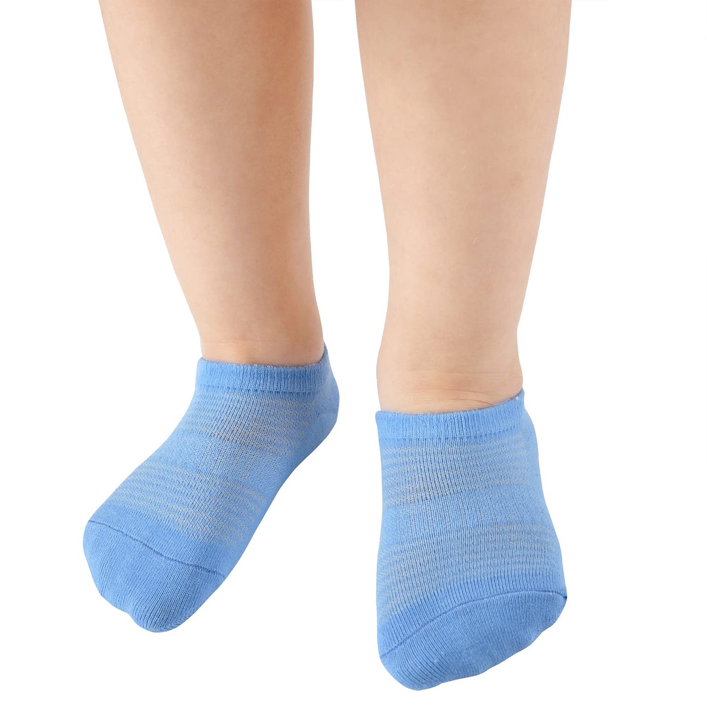 Jormatt 6 Pairs Toddler Little Girls Boys No Show Socks Thin Cotton Soft Anti Slip Low Cut Socks Breathable With Grips, Xs