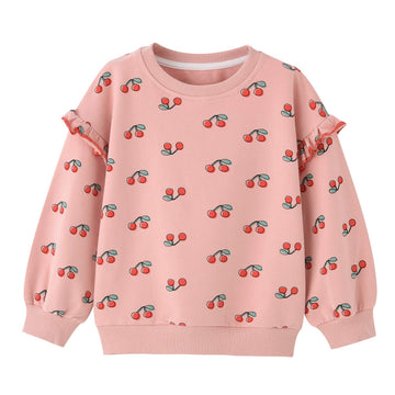 Biniduckling Sweater For Baby Girl Clothes 18 Months Cherry Pink