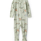 Carters Boy PurelySoft Long-Sleeve 2-Way Zip Pajamas, Green Dino, 12M