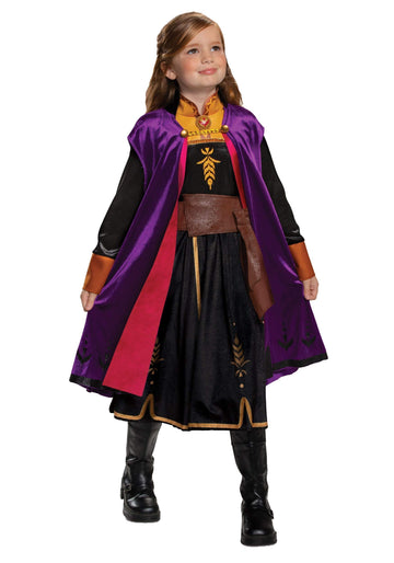 Girls Anna Deluxe Costume Frozen 2 Size 10/12