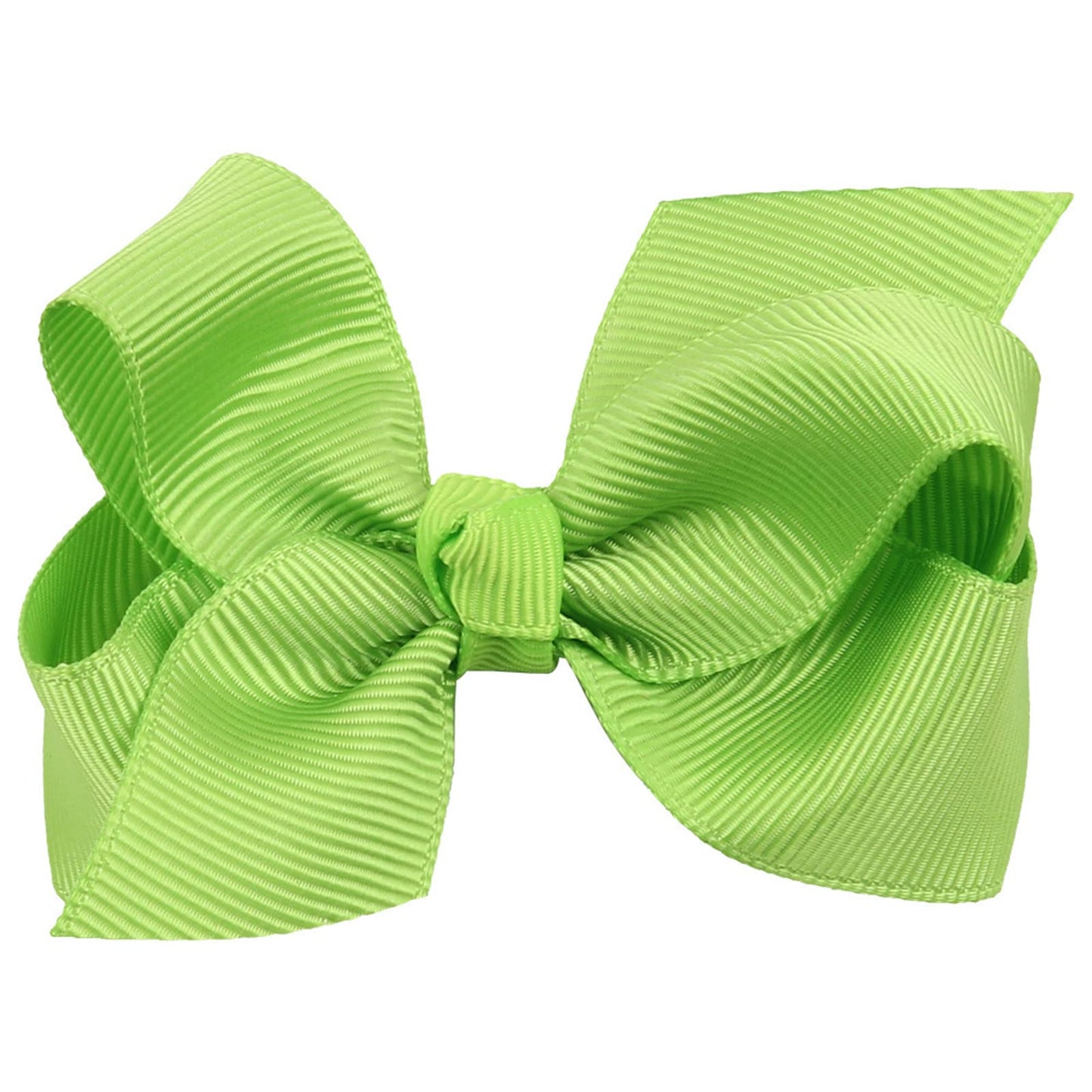Zoonai 3 Inch Baby Girl Hair Bows Boutique Hair Clip Teens Toddlers Hairpin Headwear - Set Of 2 (Light Green)