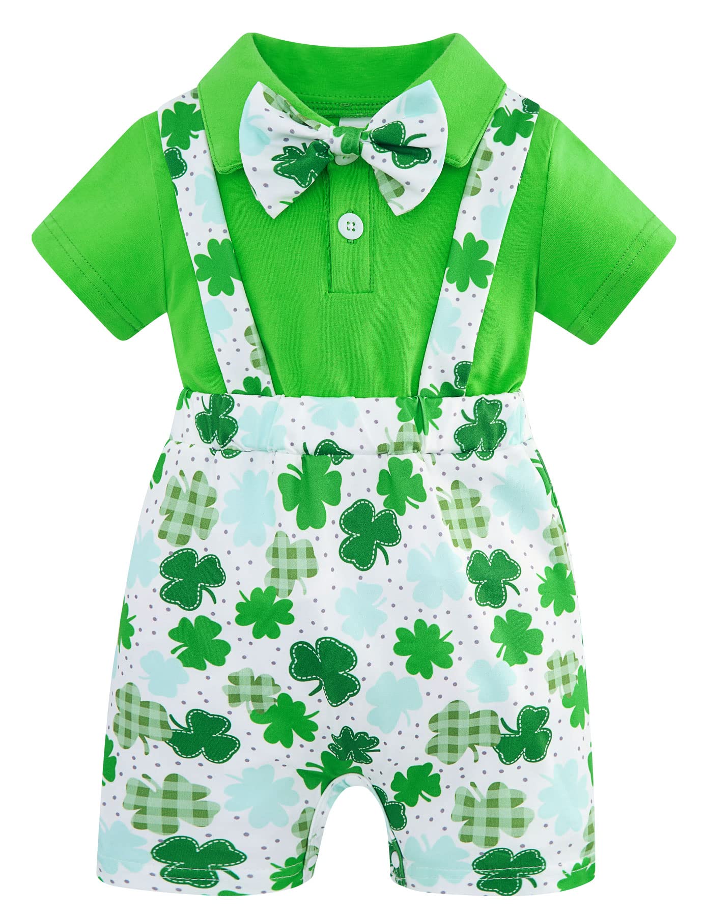 Bfustyle Baby Boys Romper 12-18 Month Infant Green Outfit Newborn One-Piece Baby WBBAPB0BQW9G7ZP