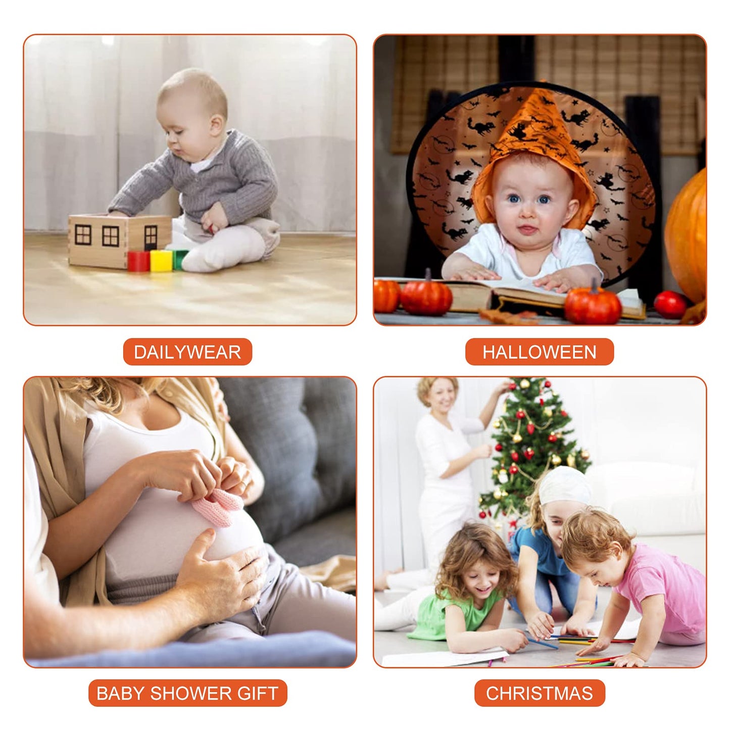 Sobowo Baby Boy Pants 0-3 Months Newborn Pants Boys Baby Infant Cotton Crawling Pants For Newborn Boys Girls Pack Of 2 (0-3 Mont