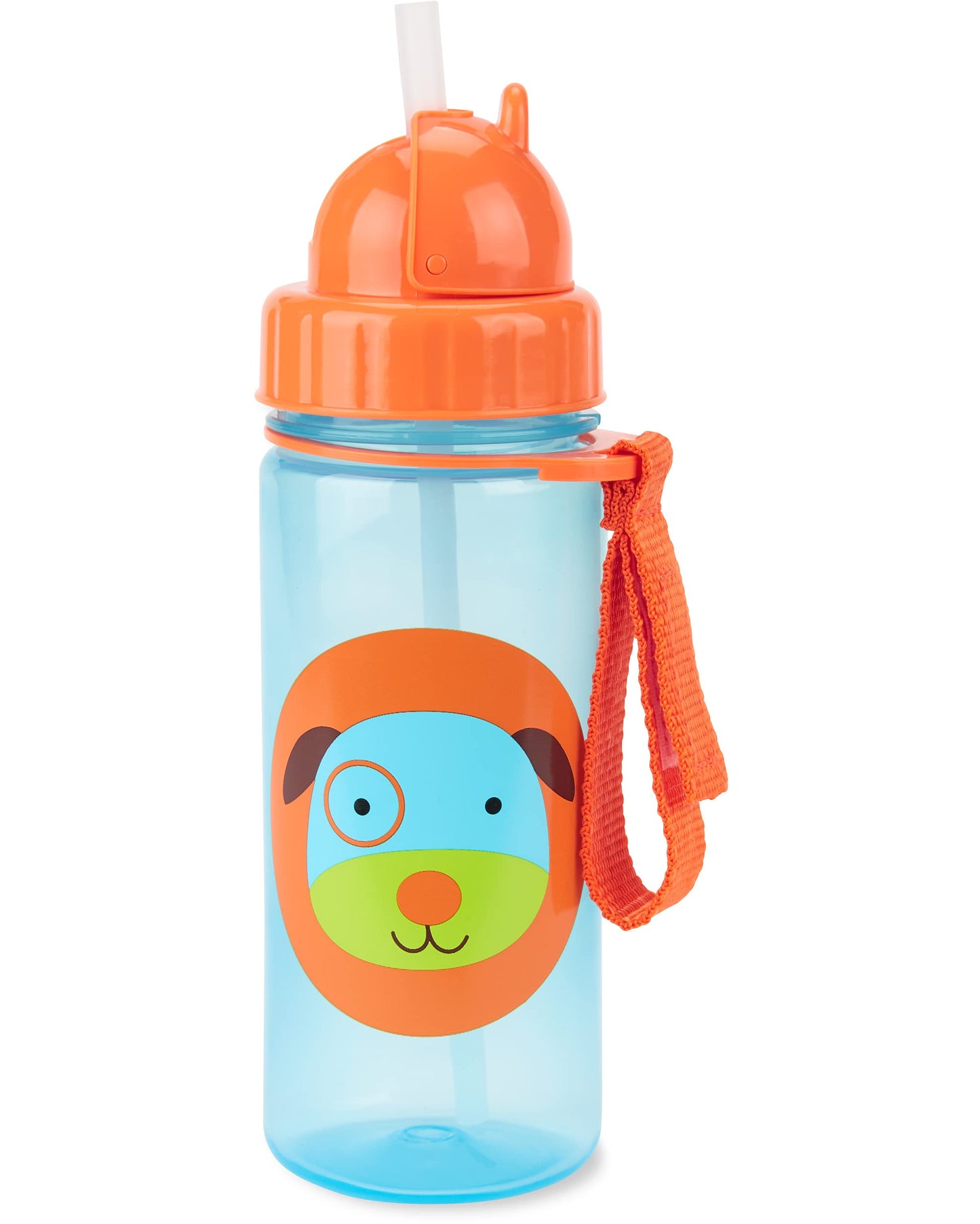 Skip Hop Toddler Sippy Cup with Straw, Zoo Straw Bottle 13 oz, Dog
