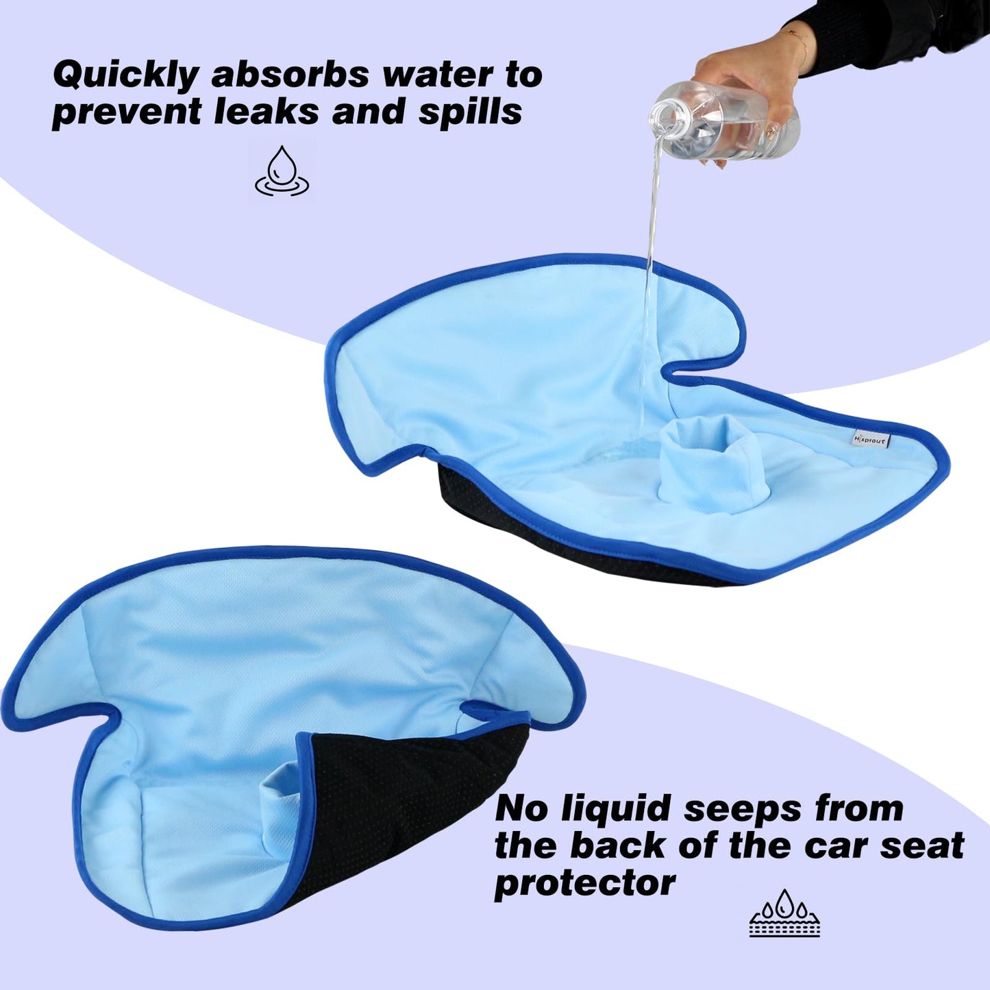 Hi Sprout Piddle Pads, Multi-Use And Leak Free Lines For Baby Stroller, High Chair & Car Seat, Waterproof Toilet Training Seat C