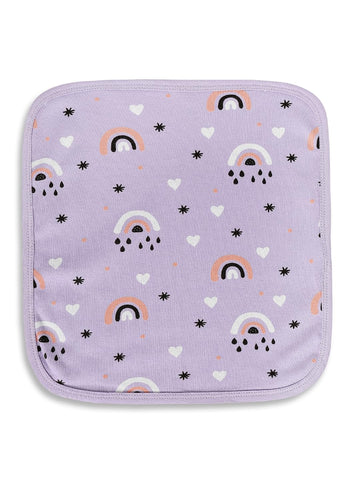The Mom Store New Born Baby Napkin | Soft & Absorbent | 2626 cm Napkin Soft and Comfortable for Everyday Use | Cotton | Lavender