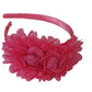 Aairaa Headband For Kid Hair Accessories Hair Band For Toddler New Born Baby For Kid Girls, Dark Pink