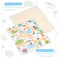 Baby Mat For Floor, Gfu Non-Slip 50X50 Mat, Thick One-Piece Crawling Mat, Infants Mat Foldable And Machine Washable For Boys (An