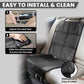 Runeti Car Seat Protector For Child And Baby Seats - 2 Pack Premium Fabic Waterproof & Non-Slip Backing Thick Padding With Mesh