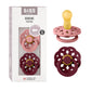 BIBS Pacifiers 0-6 Months | Boheme Collection 2-Pack | BPA-Free Round Nipple | Nautral Rubber Latex | Made in Denmark | Dusty Pi