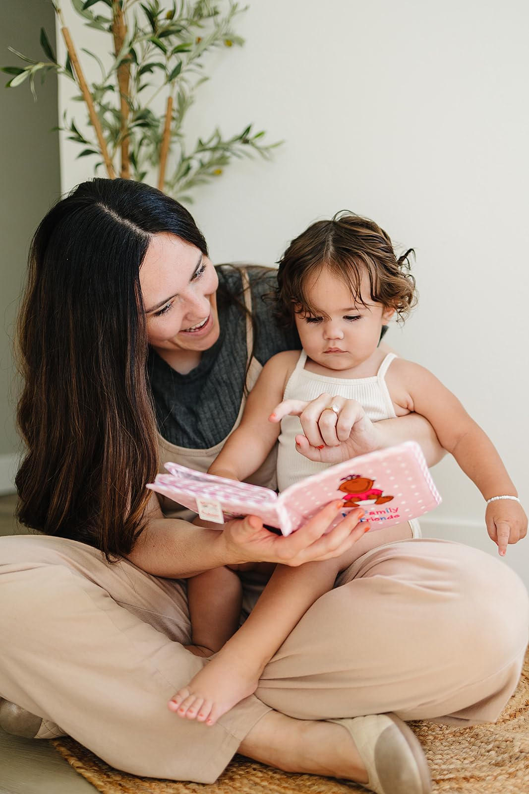 My First Photo Album Of Family & Friends With Black, Brown, Multiracial African American Baby Girl