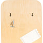 Montessori Wooden and Acrylic Wall Mirror with Hooks for Toddlers - Entryway Mirror with Hooks and Shelf Organizer Self-Care Sta