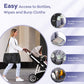 Iniuniu Diaper Bag Tote, Large Diaper Baby Bag With Cosmetic Bag Changing Pad, Multifunction Waterproof Travel Bag Mommy Bag, Bl