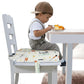 Toddler Booster Seat for Dining Table, Portable Booster Seat for Kitchen Chair, 4 Inch High-Density Foam Cushion with Adjustable