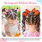 Oaoleer 40 Colors 3 Inch Hair Bows Clips Grosgrain Ribbon Bows Hair Alligator Clips Hair Barrettes Hair Accessories For Girls To