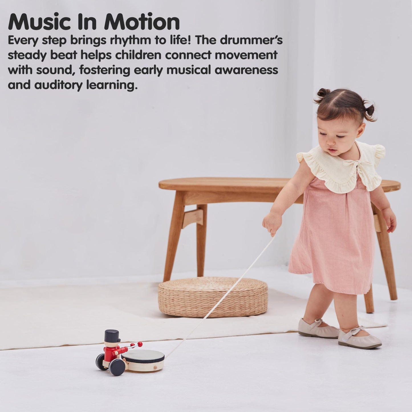 PlanToys Pull Along Drummer (5276)