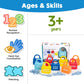 YYDeek Montessori Toys for 3 Year Old, Preschool Activities Toys Games for Toddler, Lock & Key Counting Toys for Toddlers, Math