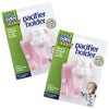 Baby Buddy Pacifier Clip Holder, Newborn Essential with Universal Fit for all Binky and Teether Brands, Ages 4+ Months, Light Pi