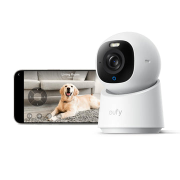 eufy Security Indoor Camera E30, Latest Generation, 4K UHD Security Camera, Pet/Dog/Baby Camera with Phone app, Color Night Visi