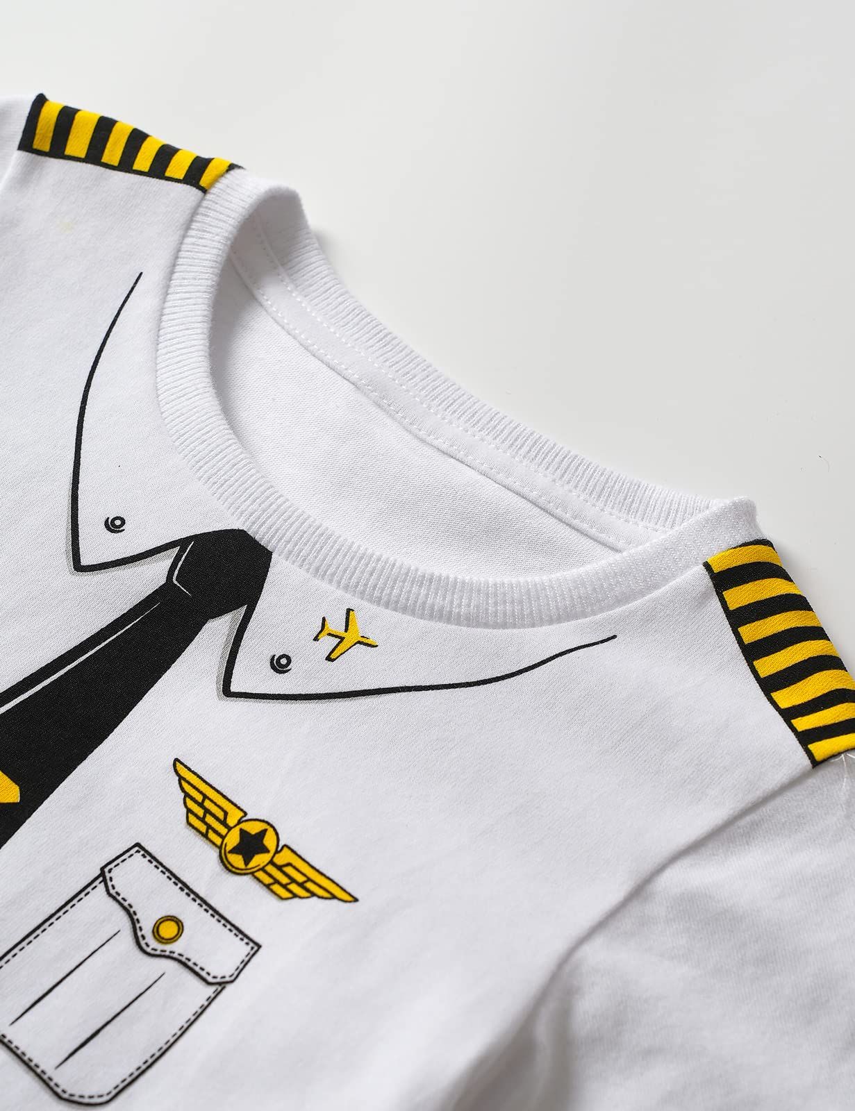 Cosland Toddler Halloween Shirt Baby Boys Pilot T-Shirt 5T