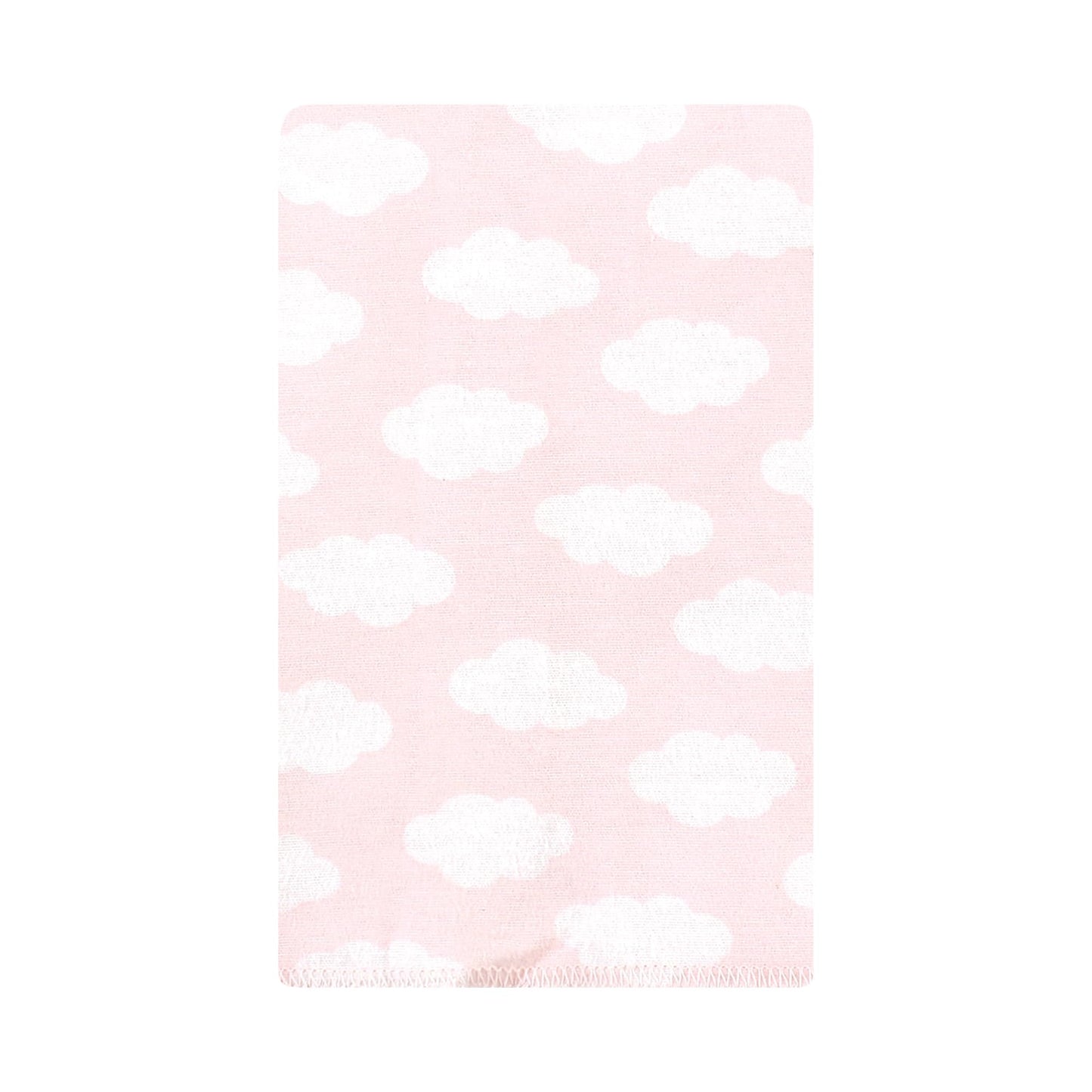 Hudson Baby Unisex Baby Cotton Flannel Burp Cloths, Unicorns Rainbows 10 Pack, One Size