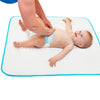 Portable Changing Pad For Home & Travel - Waterproof Reusable Extra Large Size 31.5'X23.6'' Baby Changing Mat With Reinforced D