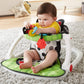 Fisher-Price Portable Baby Chair Sit-Me-Up Floor Seat With Developmental Toys And Crinkle & Squeaker Seat Pad, Panda Paws