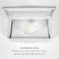Ubbi Baby Wipes Dispenser With Weighted Plate And Secure Seal, Nursery And Baby Registry Essential To Keep Wipes Fresh, Open Wat