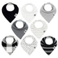 Parker Baby Bandana Drool Bibs 8 Pack Baby Bibs for Boys, Girls, Unisex - Lunar Set