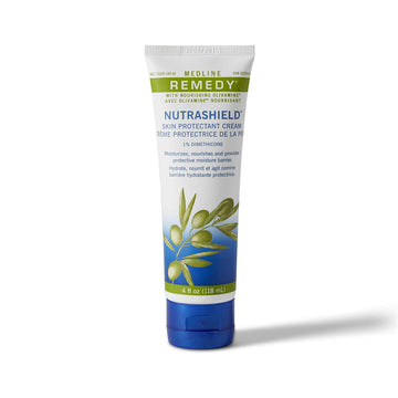 Medline Msc094534 Remedy Nutrashield Skin Protectant, (4 Ounce), For Use As A Barrier Cream, Or Dry Or Chapped Skin, Diaper Rash