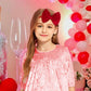 Yanjie Hairband 2.5 Count - Nylon, Velvet - Hair Styling, Securing Hair - For Baby Girls - Valentine'S Day - Handmade, Soft, Str