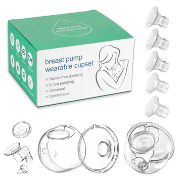Pdfans Wearable Breast Pump Parts Milk Collector Cup 24Mm Flange Compatible With Momcozy/Tsrete S9/S12 Pump Replacement Parts, E