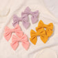 32Pcs/16Colors 3.5 Inches Baby Girls Hair Bows Clips Alligator Clips Felt Woolen Hair Barrettes Hair Accessories For Toddlers In