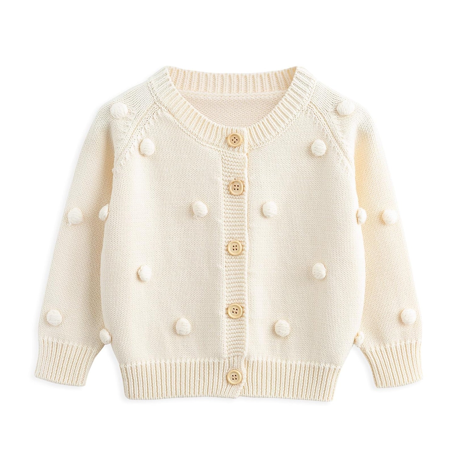 Simplee Kids Baby Sweater Valentine 'S Day Cardigan Embroidery Knit Coat For Winter Spring For 18-24 Months