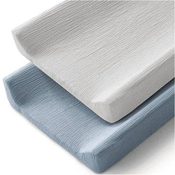 MairMore Changing Pad Cover for Neutral Baby Muslin Soft Cotton Diaper Changing Table Pad Cover Changing Pad Sheets for Girls an