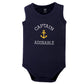 Hudson Baby baby girls Cotton Sleeveless Bodysuits and Toddler T Shirt Set, Sailor Dog, 12-18 Months US