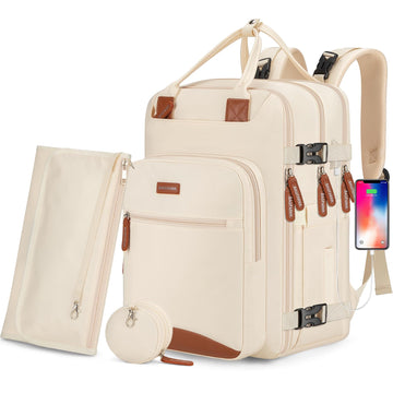 Diaper Bag Backpack,Bagparkk Multi Function Baby Bag With Portable Changing Pad, Pacifier Holder,Waterproof Diaper Bags With Usb