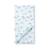 Loulou Lollipop Muslin Swaddle Blanket, 70% Rayon from Bamboo, 30% Cotton, Ice Hockey, 1824 Months