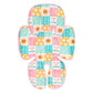 Swesen Baby Car Seat Head & Body Support, Infant Carseat Insert, Soft Baby Car Seat Insert Cushion For Strollers, Bouncers, Swin