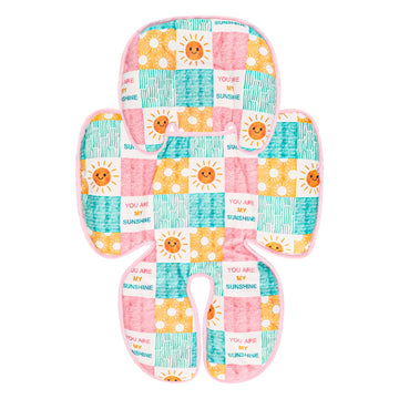 Swesen Baby Car Seat Head & Body Support, Infant Carseat Insert, Soft Baby Car Seat Insert Cushion For Strollers, Bouncers, Swin