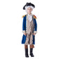 Spooktacular Creations George Washington Costume For Kids, Colonial Boys Costume Set With Wig And Hat For Halloween Dress Up Par