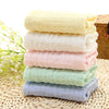 Fdship Baby Square Cotton Organic Bamboo Absorbent Reusable Face Towels, 10X10 Inches/018 Months (Multicolour)  Pack Of 5