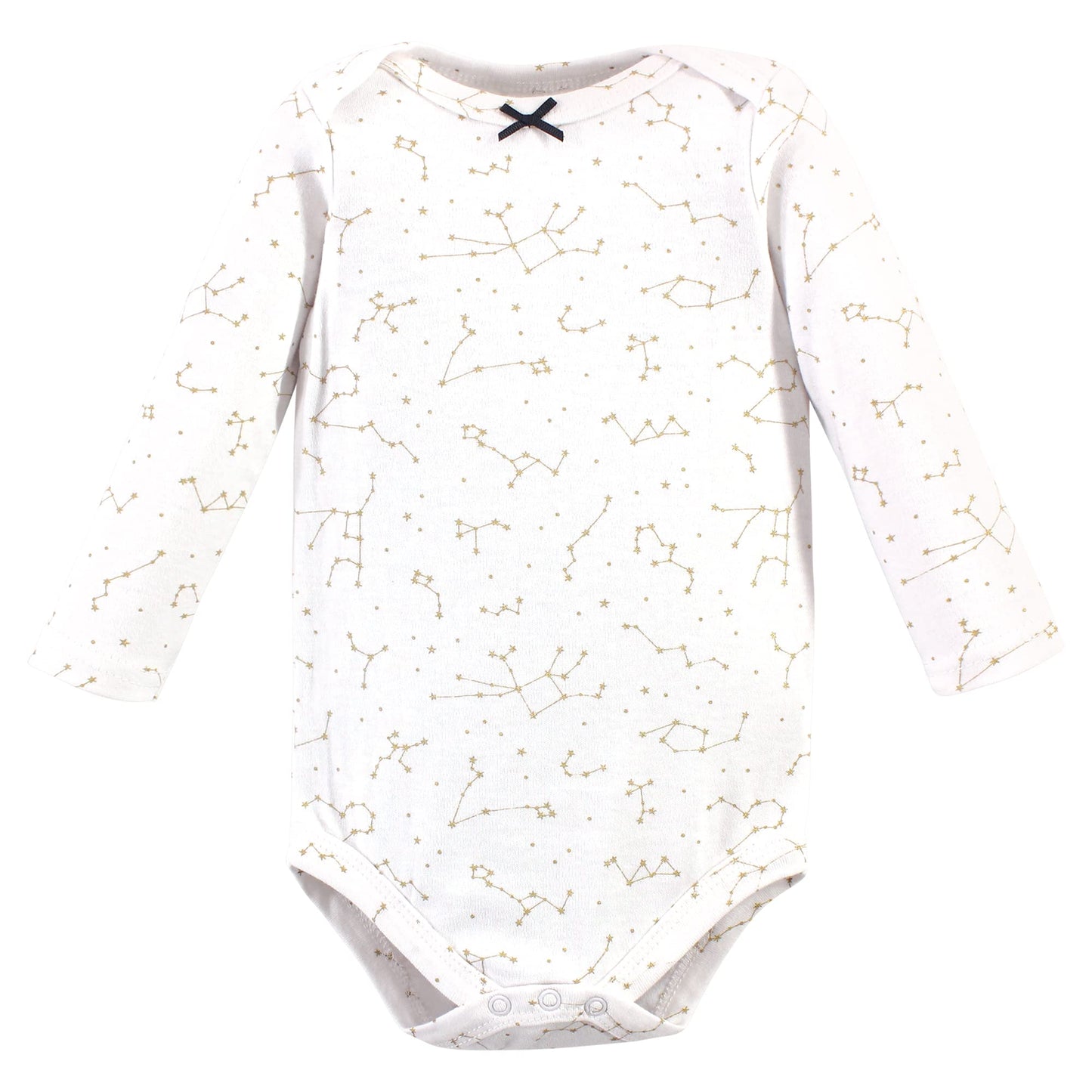 Hudson Baby Unisex Baby Cotton Long-Sleeve Bodysuits, Dreamer, 3-6 Months