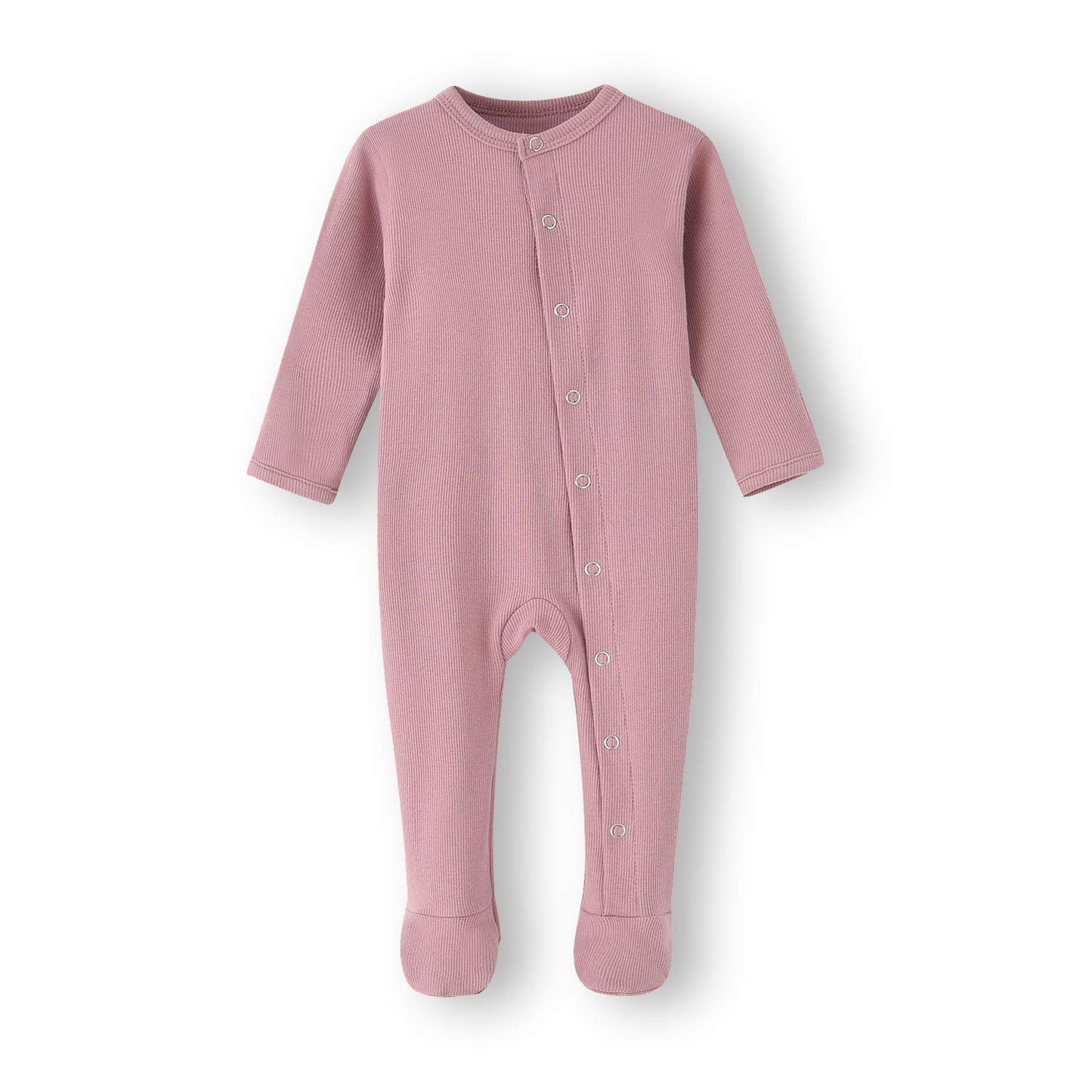 Acestar Newborn Baby Footed Pajamas With Mitten Cuffs - Cotton Unisex Snap-Up Baby Sleepers For Sleep And Play Footies Pjs (0-3